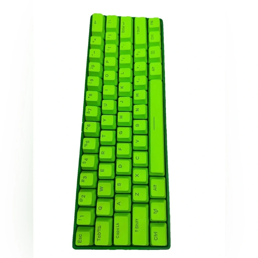 HK Gaming GH61v2 Mechanical Keyboard Green READ FLAWS